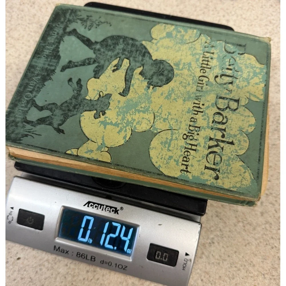 Betty Barker A Little Girl with a Big Heart 1921 Vintage Book Lothrop Lee Shepar